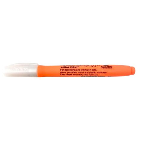 Marker Toma Artline Decorite Brush, Pomarańczowy Neon - 2